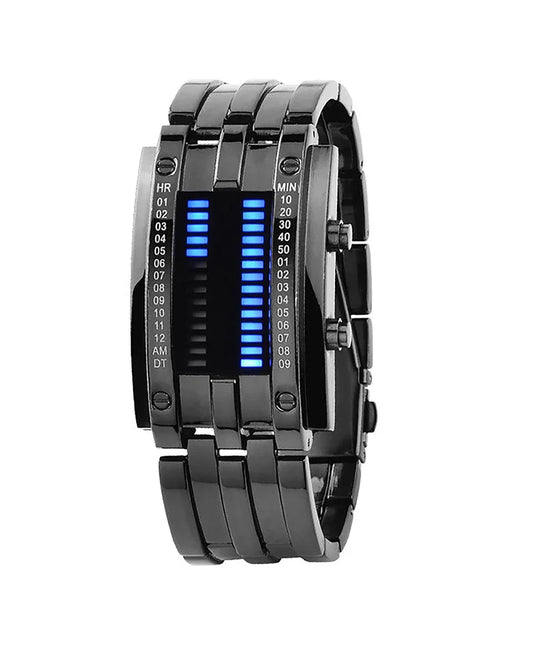 Futuristic Techwear Watch with Digital Display - Techwear Design