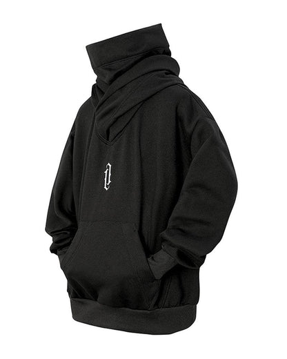 Techwear Unisex Turtleneck Hoodie Scarf Mask – Comfortable and Stylish Urban Wear