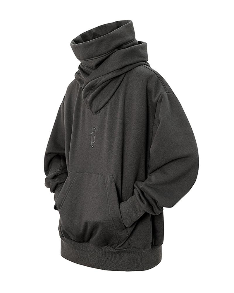 Techwear Unisex Turtleneck Hoodie Scarf Mask – Comfortable and Stylish Urban Wear