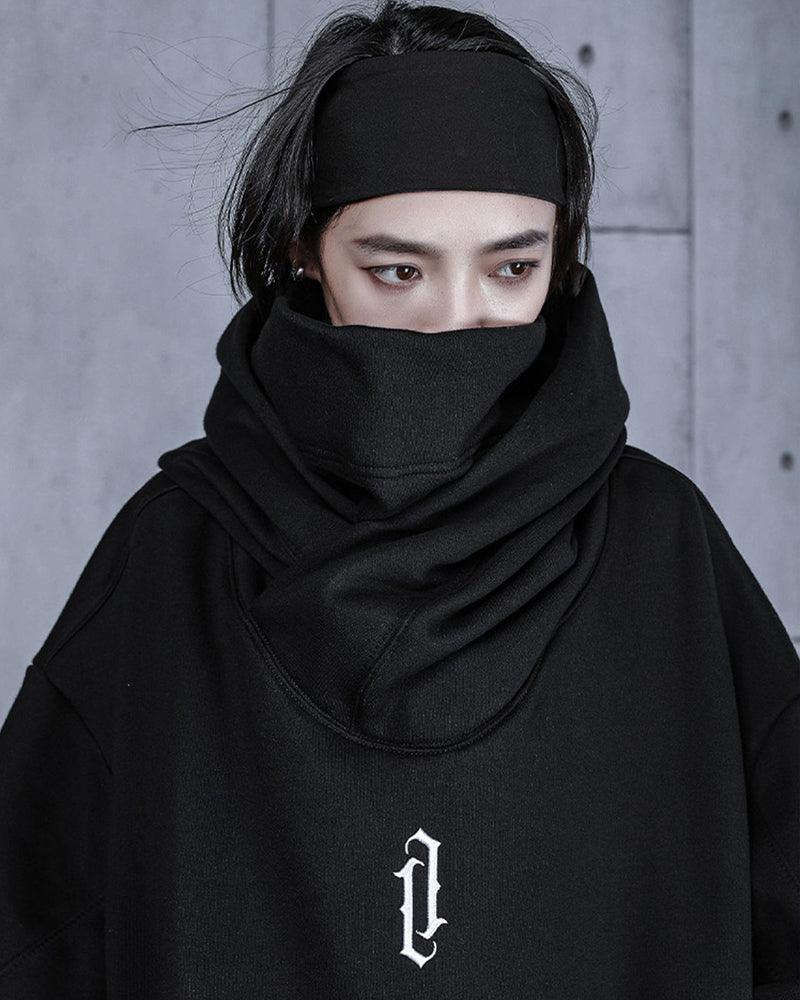 Techwear Unisex Turtleneck Hoodie Scarf Mask – Comfortable and Stylish Urban Wear