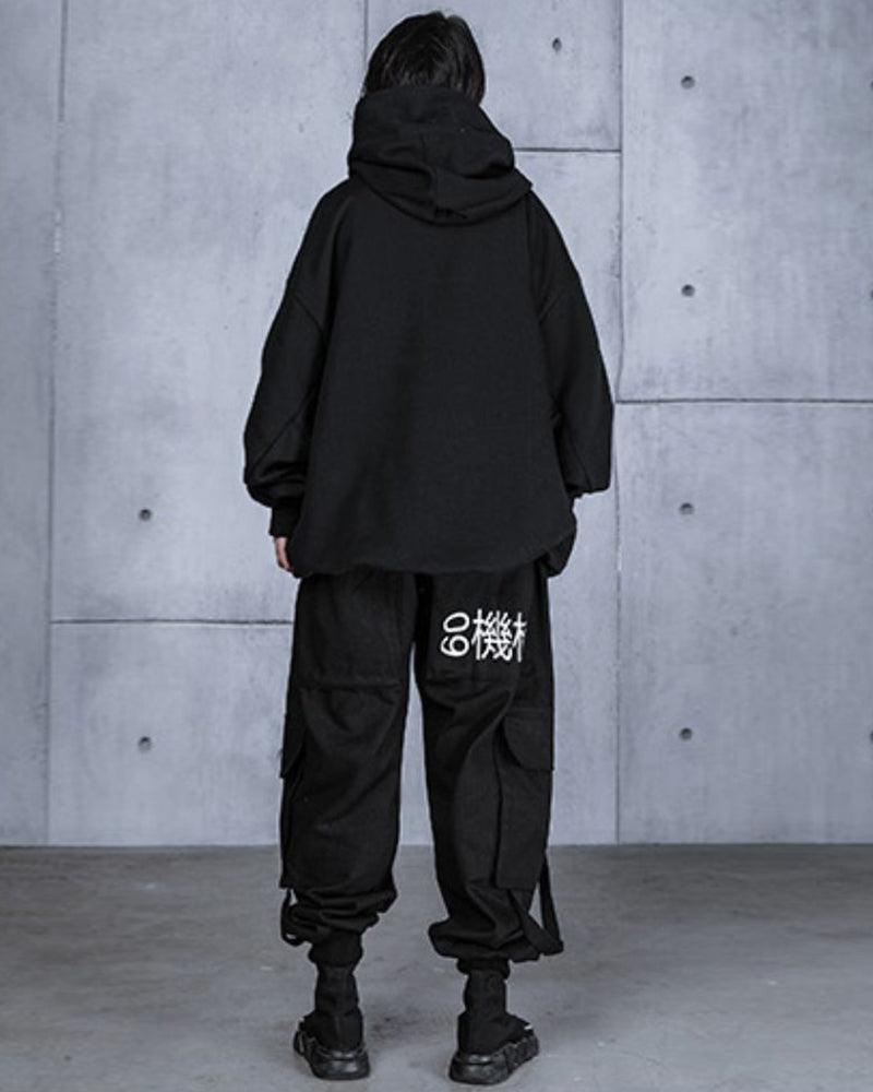 Techwear Unisex Turtleneck Hoodie Scarf Mask – Comfortable and Stylish Urban Wear